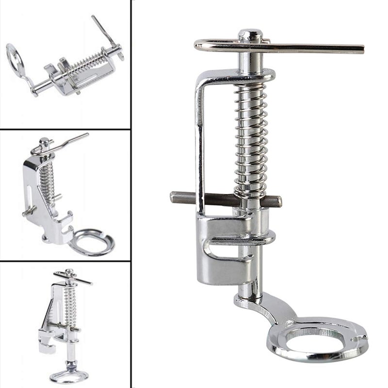 Stormshopping Large Metal Free Motion Quilting Darning Sewing Machine Presser Foot - Fits All Low Shank Singer, Brother, Babylock, Euro-Pro, Janome, Kenmore, White, Juki, New Home, Simplicity, Elna and More - Image 3
